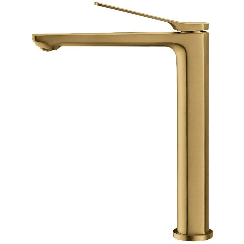BUYG0149.BM RUSHY SERIES BRUSHED YELLOW GOLD TALL BASIN MIXER