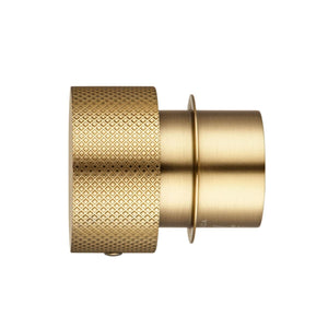 Trade Mixer Taps BUYG0169.HD ROUND BRUSHED YELLOW GOLD PROGRESSIVE WALL MIXER HANDLE