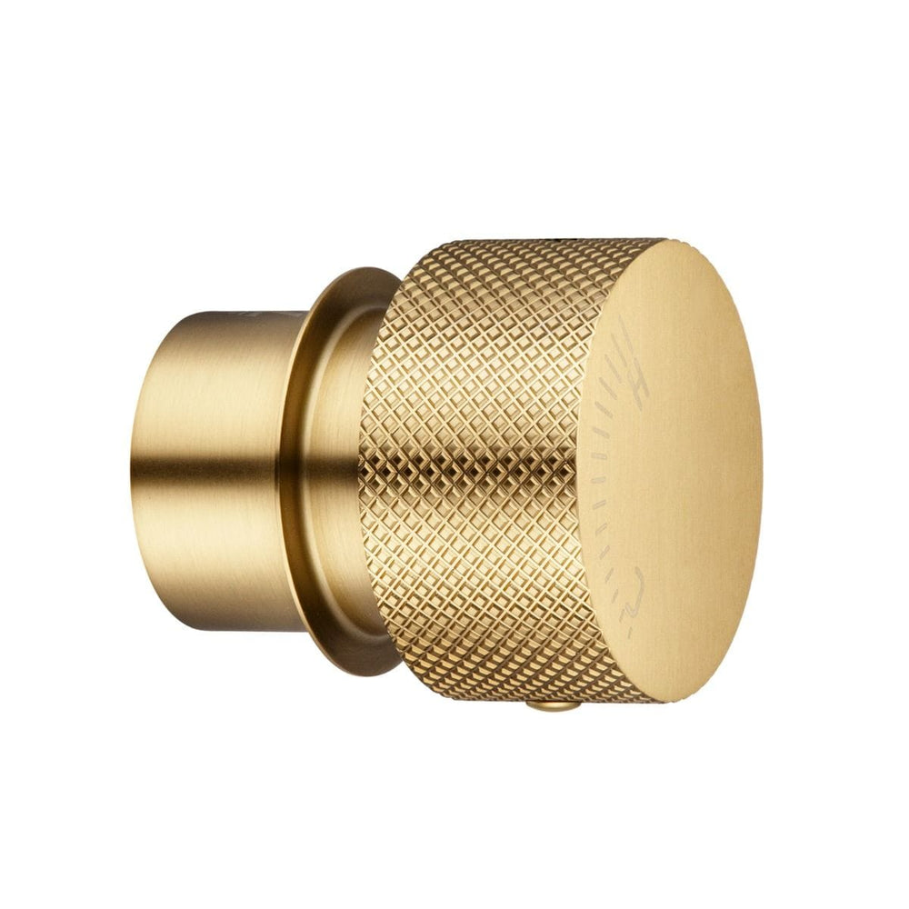 BUYG0169.HD ROUND BRUSHED YELLOW GOLD PROGRESSIVE WALL MIXER HANDLE