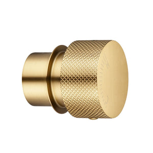 Trade Mixer Taps BUYG0169.HD ROUND BRUSHED YELLOW GOLD PROGRESSIVE WALL MIXER HANDLE