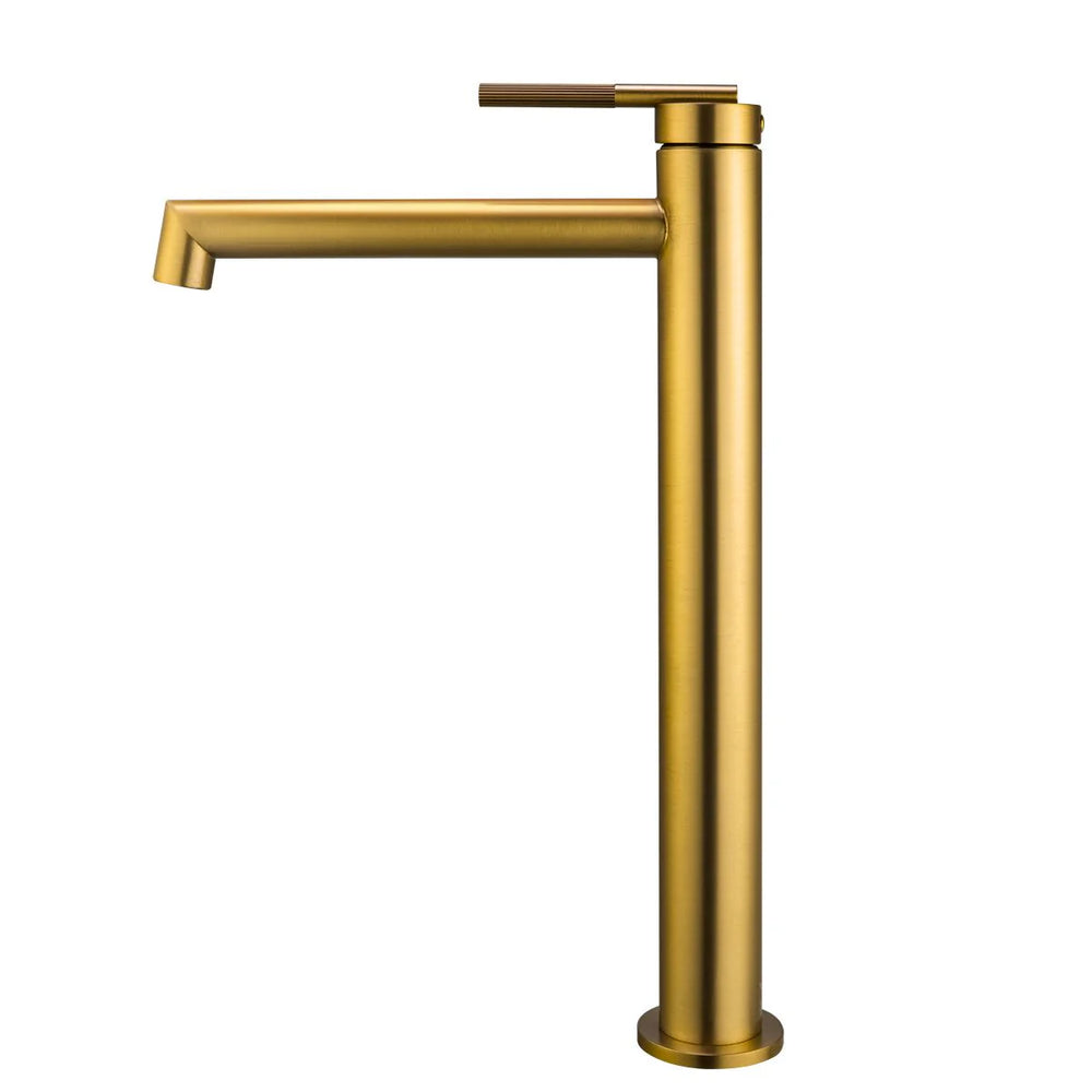 BUYG0241.BM CADDENCE SERIES BRUSHED YELLOW GOLD TALL BASIN MIXER