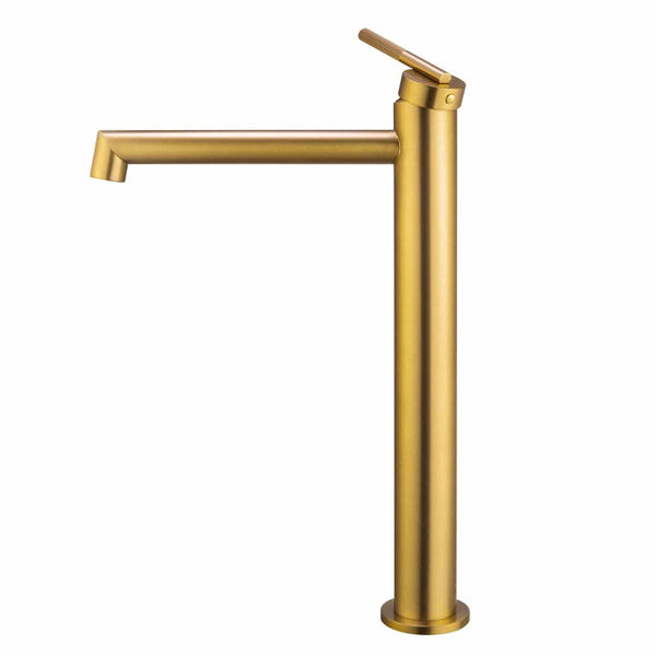 TSI BUYG0241.BM CADDENCE SERIES BRUSHED YELLOW GOLD TALL BASIN MIXER