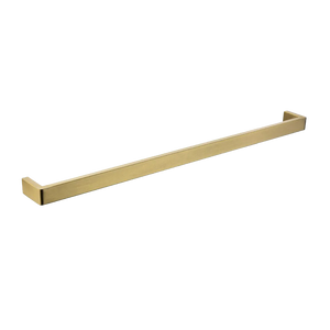 BUYG7001.8.TR IVANO SERIES SQUARE BRUSHED YELLOW GOLD SINGLE TOWEL RAIL 800MM