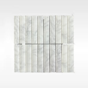 HF Tile Carrara Concave Soft Matt Mosaic Tile
