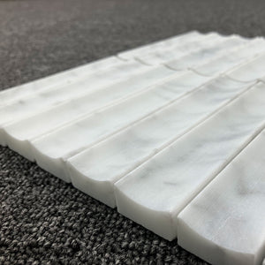 HF Tile Carrara Concave Soft Matt Mosaic Tile