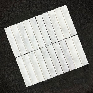 HF Tile Carrara Concave Soft Matt Mosaic Tile