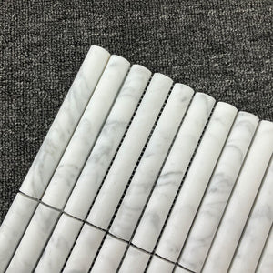 HF Tile Carrara Convex Soft Matt Mosaic Tile