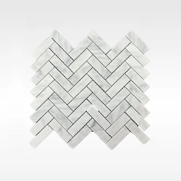 HF Tile Carrara Herringbone Soft Matt Mosaic Tile