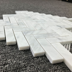 HF Tile Carrara Herringbone Soft Matt Mosaic Tile
