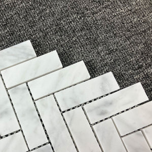HF Tile Carrara Herringbone Soft Matt Mosaic Tile