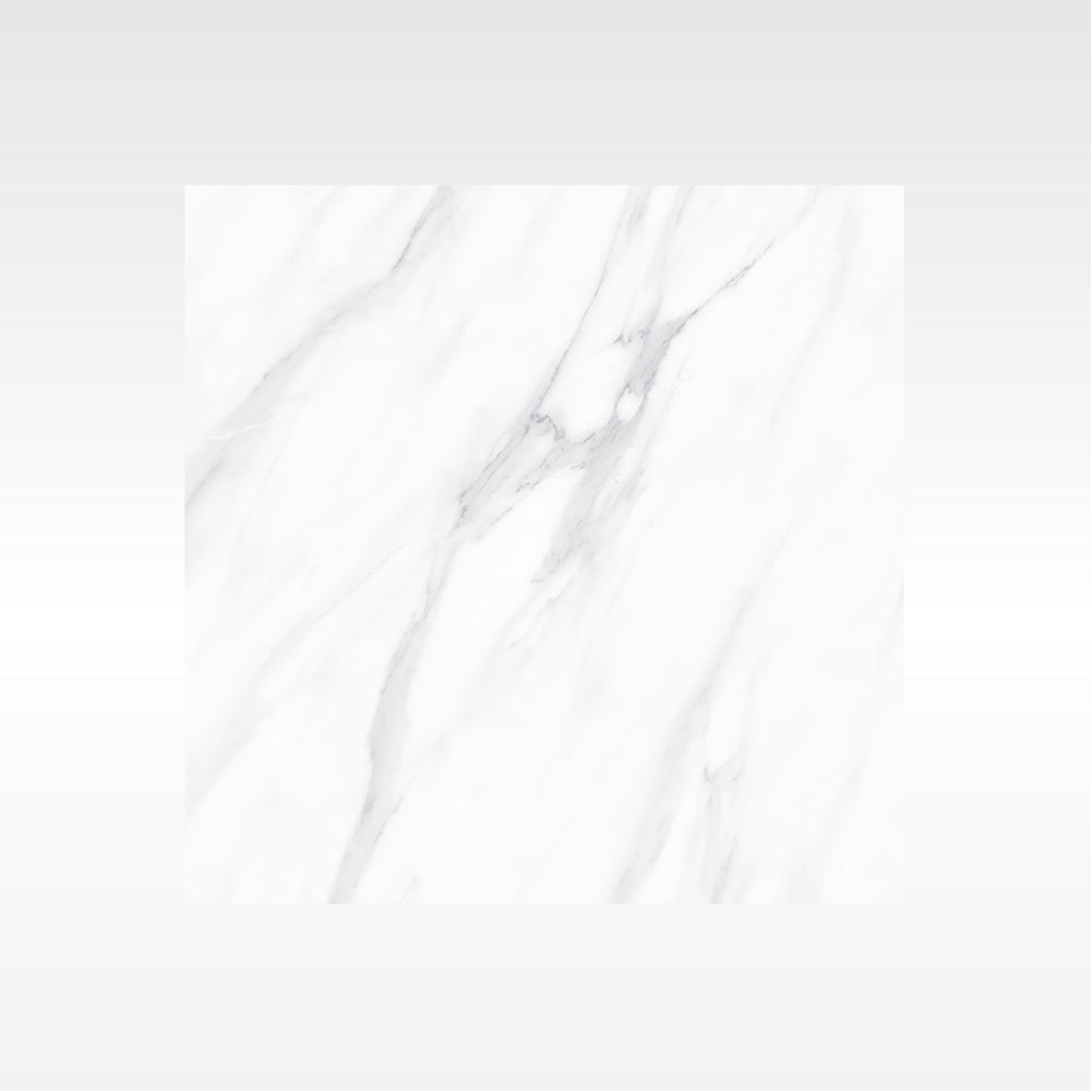 HF Tile Carrara White Matt Tile 600x600mm