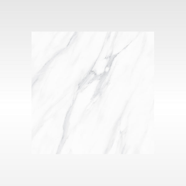 HF Tile Carrara White Matt Tile 600x600mm