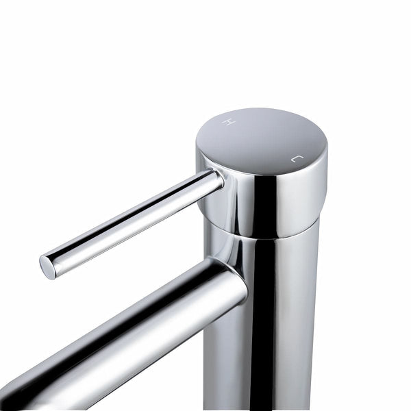 TSI Mixer Taps CH0150.BM LUCID PIN SERIES ROUND CHROME BASIN MIXER