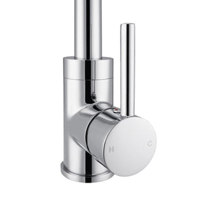 TSI Mixer Taps Round Chrome Standard Kitchen Sink Mixer Tap CH1026.KM