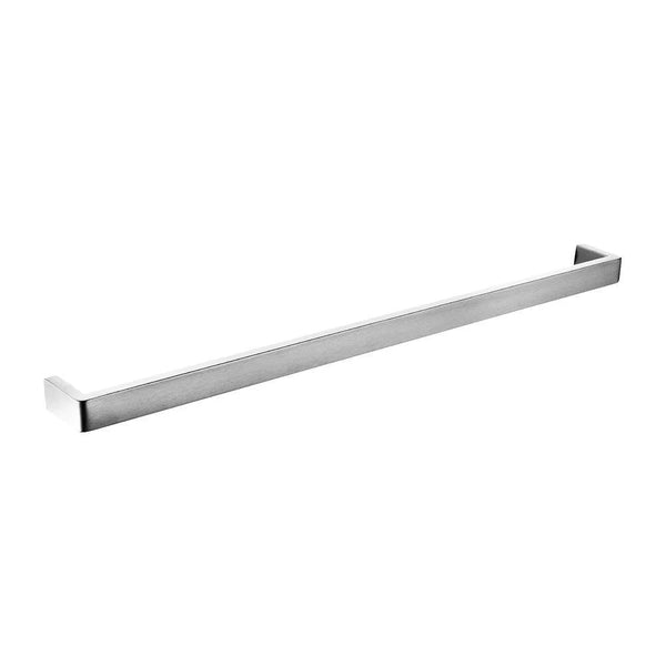 CH7001.8.TR IVANO SERIES SQUARE CHROME SINGLE TOWEL RAIL 800MM