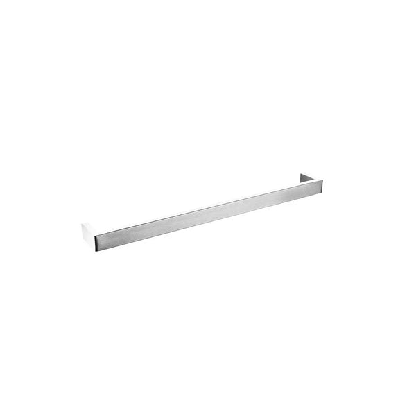 CH7001.TR IVANO SERIES SQUARE CHROME SINGLE TOWEL RAIL 600MM