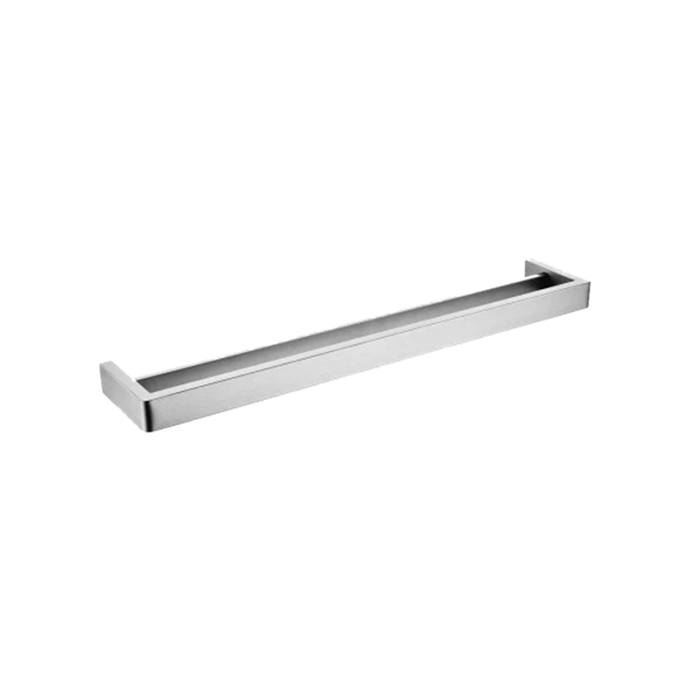 CH7002.TR IVANO SERIES SQUARE CHROME DOUBLE TOWEL RAIL 600MM