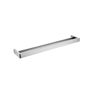CH7002.TR IVANO SERIES SQUARE CHROME DOUBLE TOWEL RAIL 600MM