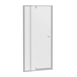 Convex Glass Showers Violet 6 Chrome 6mm Semi-Frameless Pivot Screen – Front only
