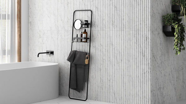Convex Glass Vanities MORNINGTON 750mm Natural Oak Wall Hung Fluted Vanity M-WH750-OAK