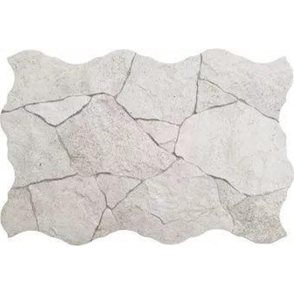 CPM Tile CPM-REL-BORGWFLAG BORGOGNA WHITE FLAGSTONE 442X664 (SPAIN)