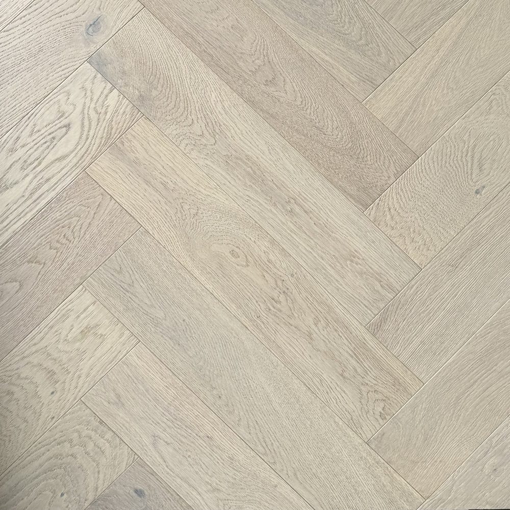 Create Timber Floor Timber Flooring Create Timber Floor Oak Herringbone collection 600mm x 125mm x 14/3mm - HBCT002 Shell