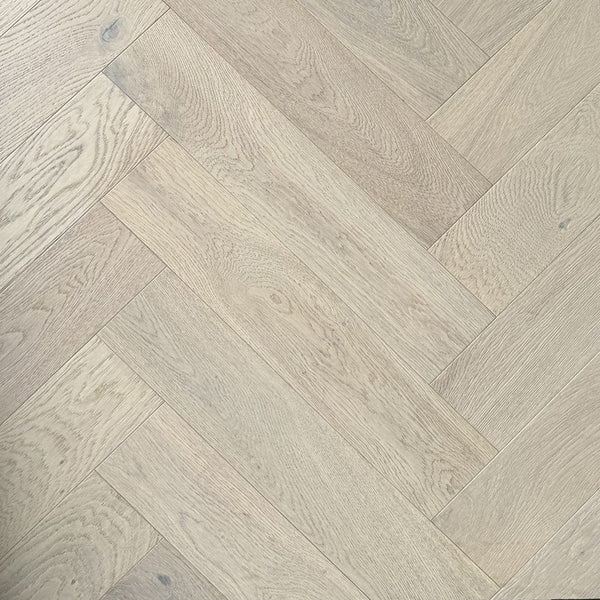 Create Timber Floor Timber Flooring Create Timber Floor Oak Herringbone collection 600mm x 125mm x 14/3mm - HBCT002 Shell