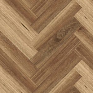 Create Timber Floor Timber Flooring STONECORE Hybrid Herringbone Collection 650*127*9mm - HBSPC9101 NSW Spotted Gum