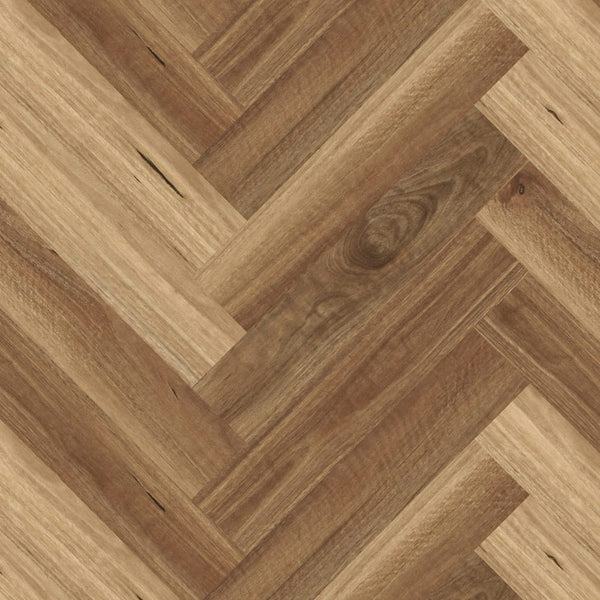 Create Timber Floor Timber Flooring STONECORE Hybrid Herringbone Collection 650*127*9mm - HBSPC9101 NSW Spotted Gum