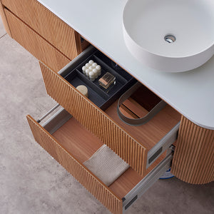 Bristol 1500mm Wall Hung Rosewood Vanity Double Bowl CWH68-1500DA6