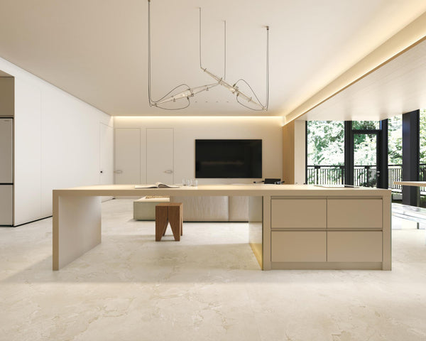 DSS Tile ART0006 GEO STONE BEIGE MATT 600X600X9.5MM