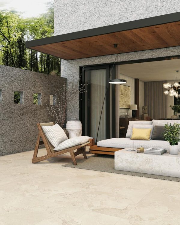 DSS Tile ART0007 GEO STONE BEIGE MATT 600X1200X9.8MM