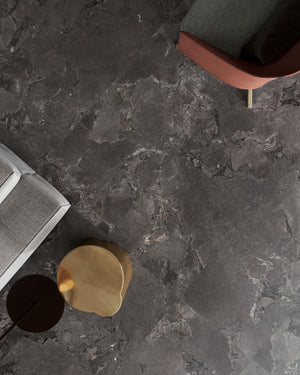 DSS Tile ART0012 GEO STONE BLACK MATT 600X600X9.5MM