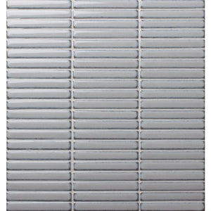 DSS Tile DSS0203 JAPANESE TRACES DOVE GREY MOSAIC 12X92X8MM ON 284X298MM