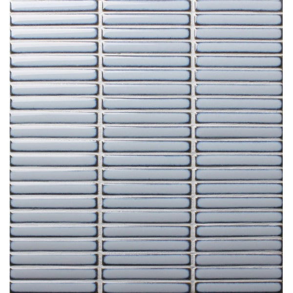 DSS Tile DSS0204 JAPANESE TRACES SOFT BLUE MOSAIC 12X92X8MM ON 284X298MM
