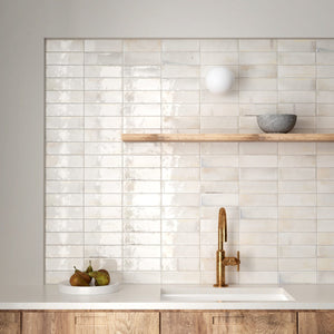 DSS Tile EQU0102 HANOI WHITE GLOSS 65X200MM 30030 Made in Spain
