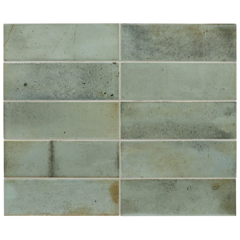 DSS Tile EQU0104 HANOI CELADON GLOSS 65X200MM 30033 Made in Spain