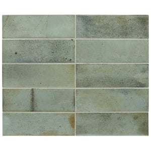 DSS Tile EQU0104 HANOI CELADON GLOSS 65X200MM 30033 Made in Spain