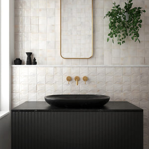 DSS Tile EQU0105 HANOI WHITE GLOSS 100X100MM 30010 Made in Spain
