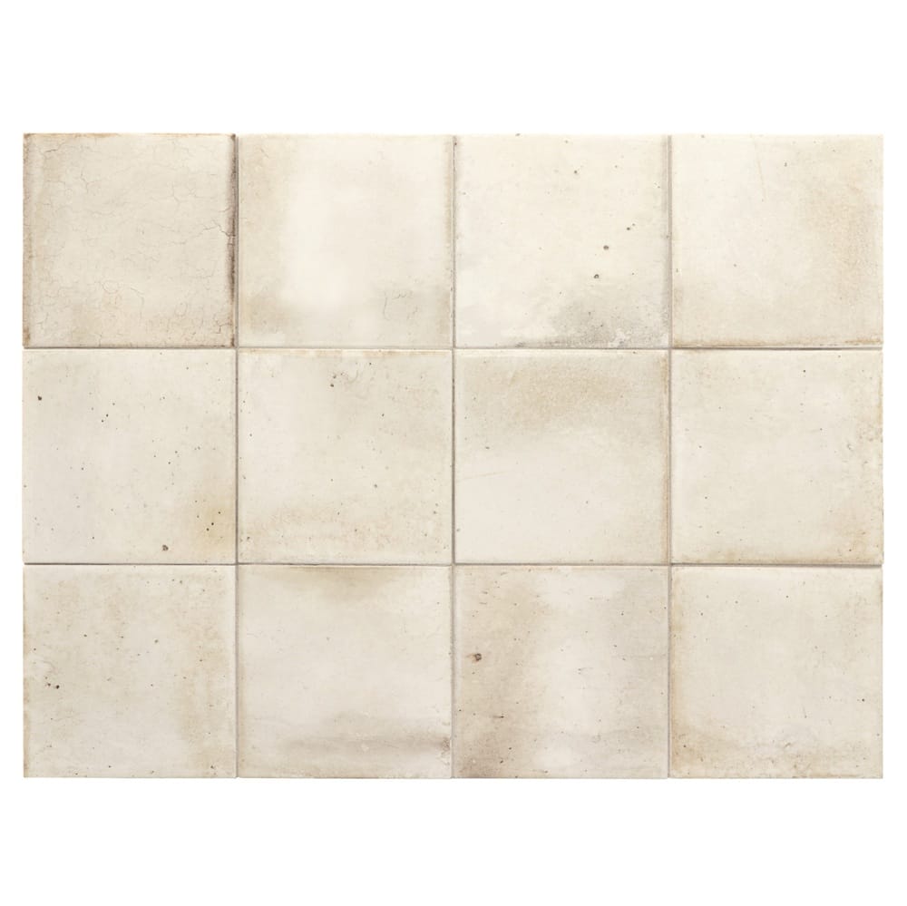 DSS Tile EQU0105 HANOI WHITE GLOSS 100X100MM 30010 Made in Spain