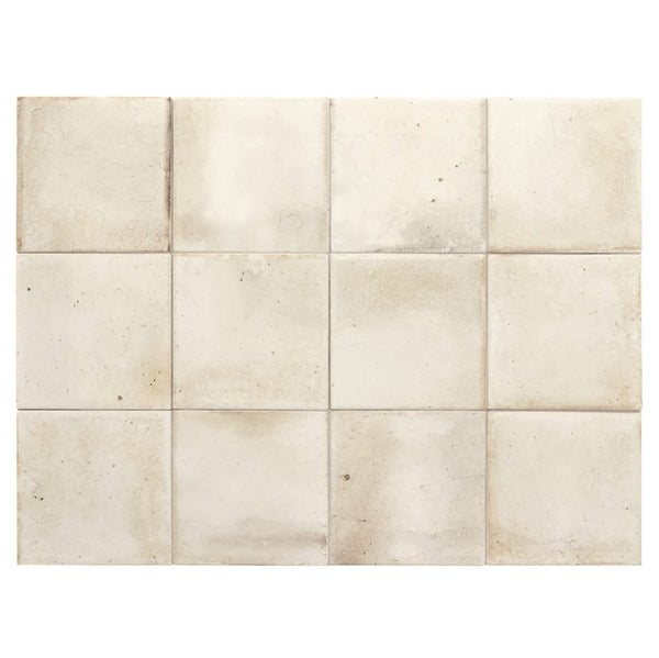 DSS Tile EQU0105 HANOI WHITE GLOSS 100X100MM 30010 Made in Spain