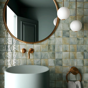 DSS Tile EQU0107 HANOI CELADON GLOSS 100X100MM 30013 Made in Spain