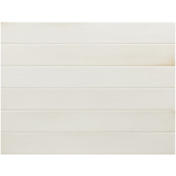 DSS Tile EQU0108 MASSIMO WHITE SATIN SUBWAY 50X400MM 31570 Made in Spain