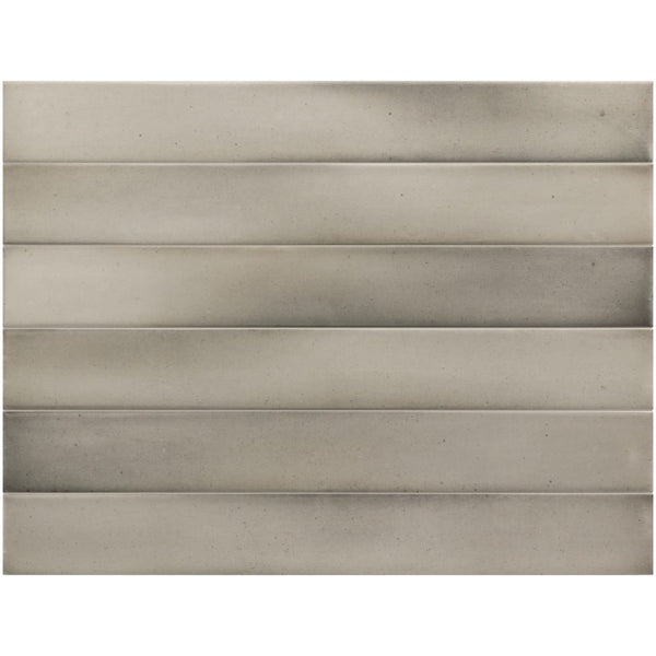 DSS Tile EQU0112 MASSIMO SKYLON GREY SATIN SUBWAY 50X400MM 31574 Made in Spain