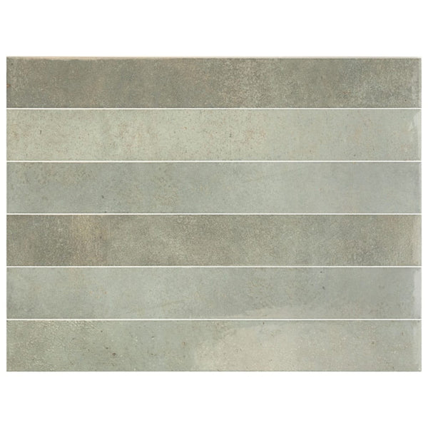 DSS Tile EQU0121	 VERTICALE GREEN FIELD GLOSS 50X400MM 31923
