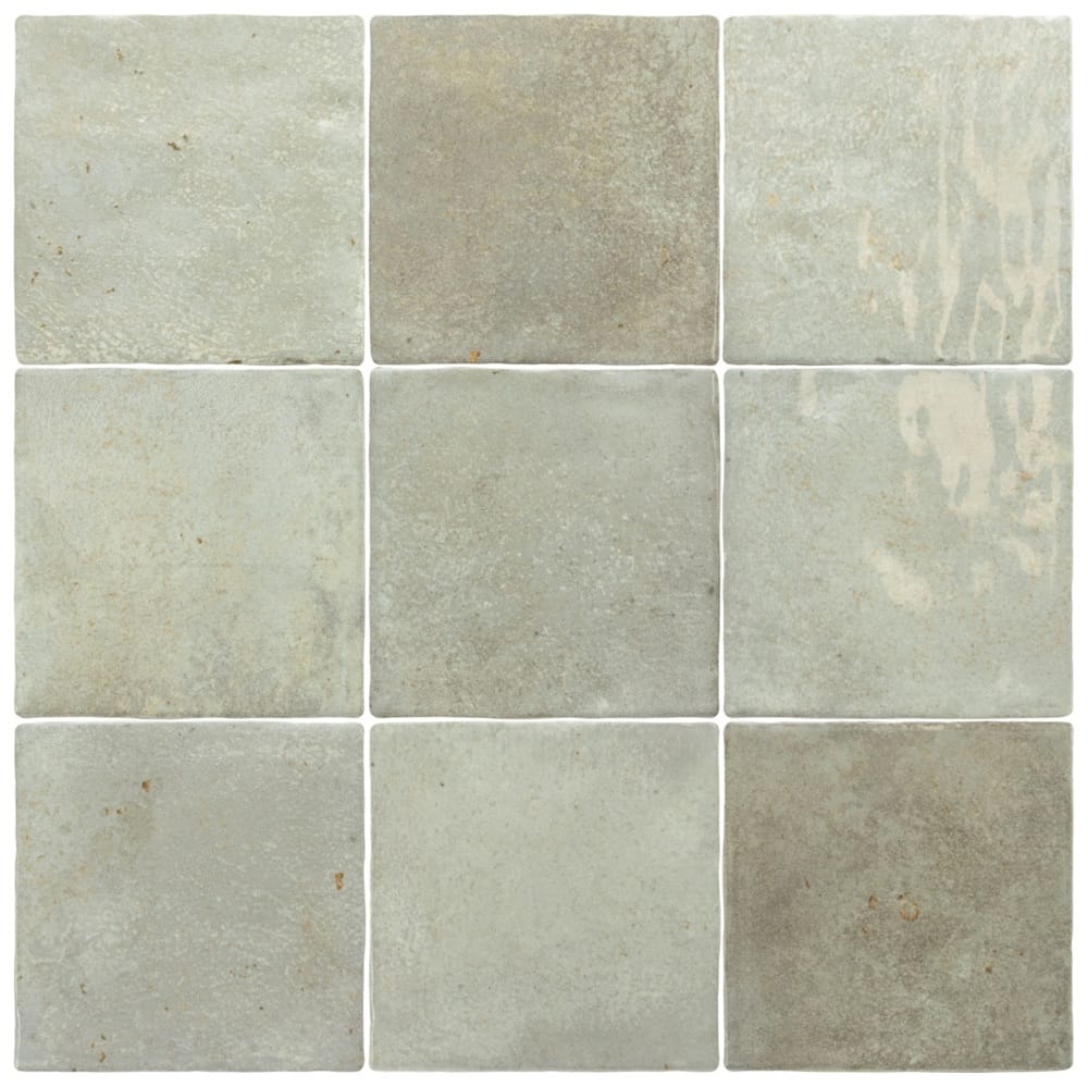 DSS Tile EQU0122 VERTICALE GREEN FIELD GLOSS 100X100MM 31870