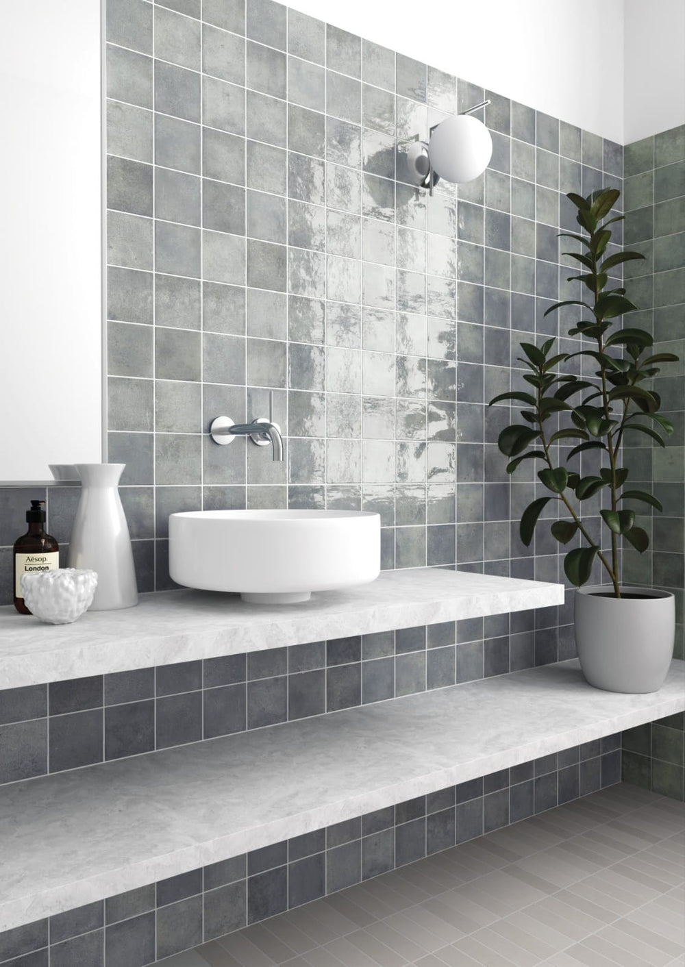 EQU0126 VERTICALE MOODY BLUE GLOSS 100X100MM 31872