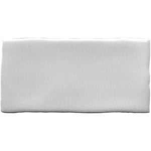 DSS Tile JLA0004 LODGE SUBWAY WAVY EDGE MATT LIGHT GREY 75X150MM 07WBC6M