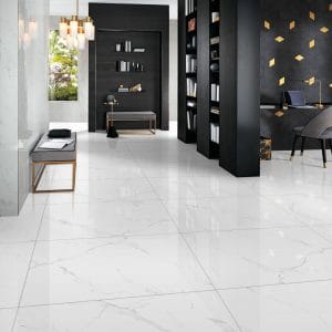 DSS Tile LWT0002 LUNA CARRARA BLANCO POLISHED 600X600MM