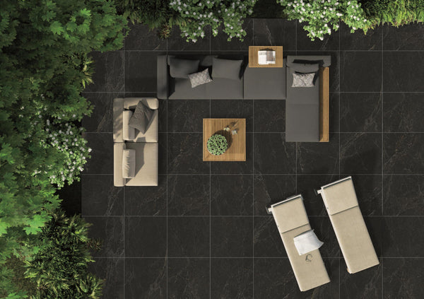 DSS Tile MAC0056 PIETRA BLACK MATT PT04 600X600X10MM
